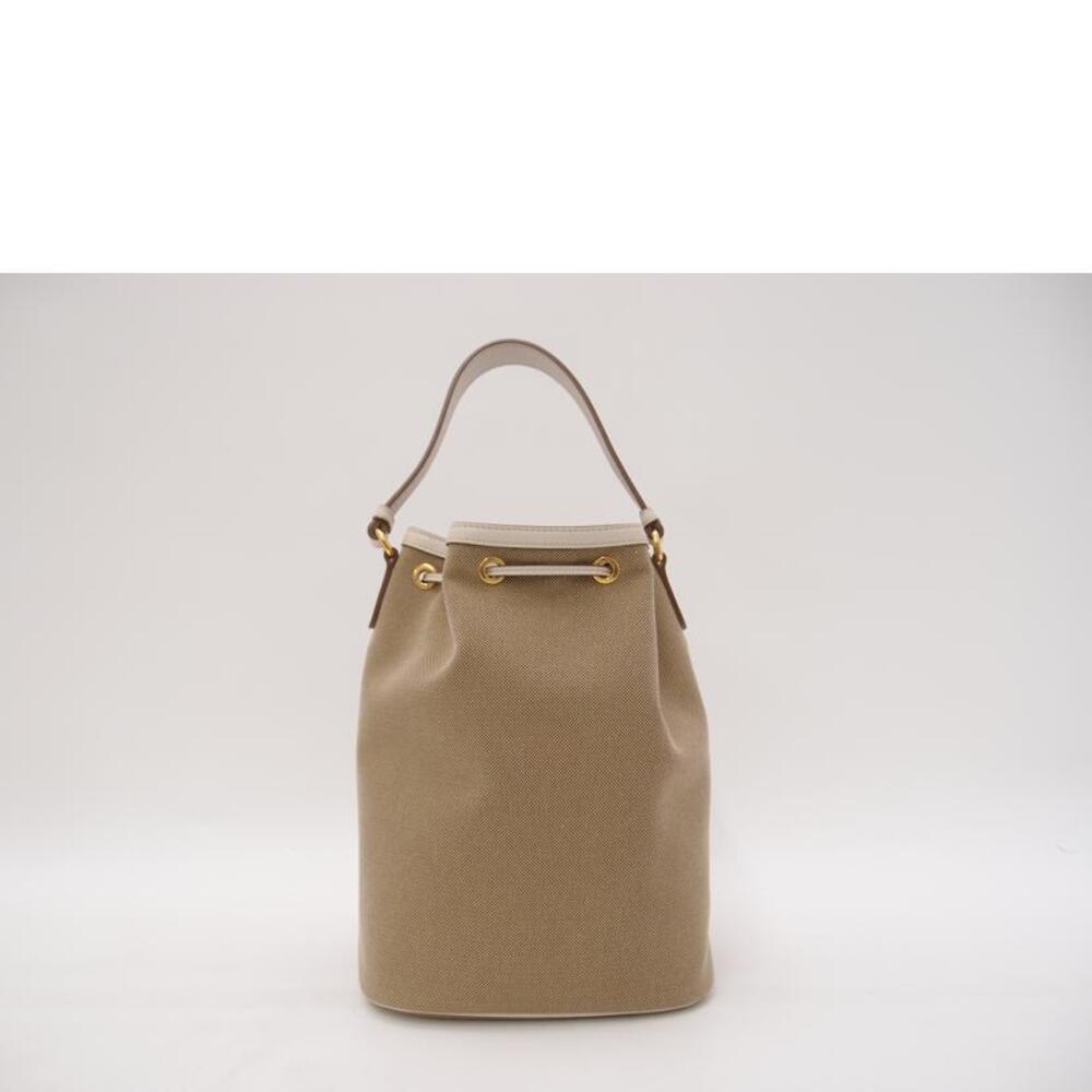 PRADA Logo Jacquard Shoulder Bag White - Picture 2 of 7